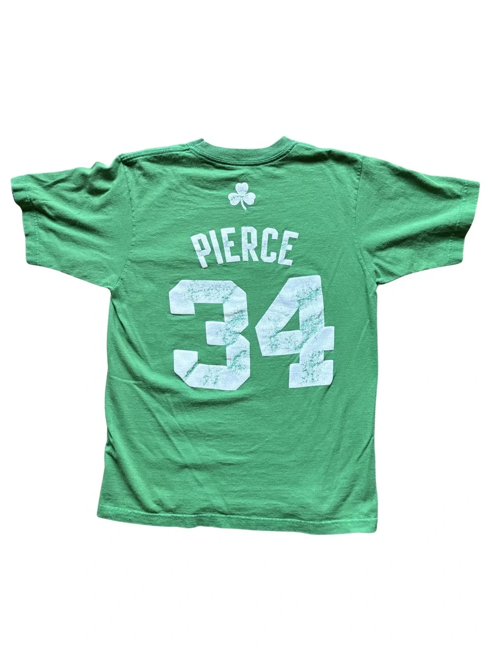 Vintage Adidas Boston Celtics Paul Pierce #34 T-Shirt Green NBA Men's Size S